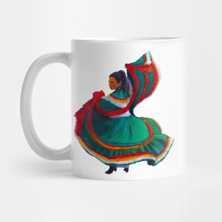 Baile Folklorico Vestido Verde Mug